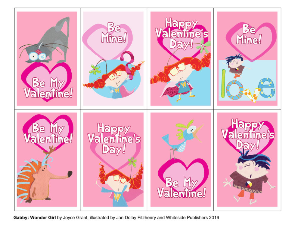 Printable Gabby Valentines - Jan Dolby